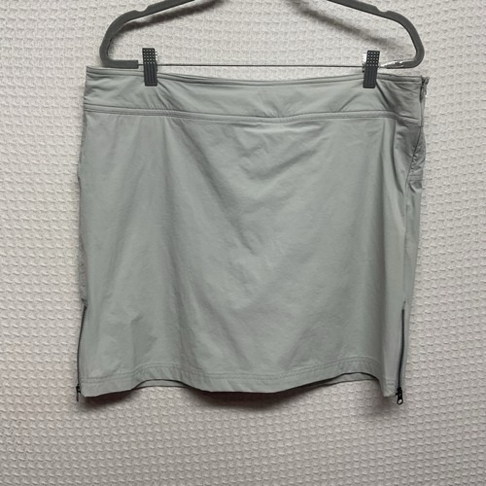 Athleta Jenner Light Gray Activewear Skort Women 14 Indonesia